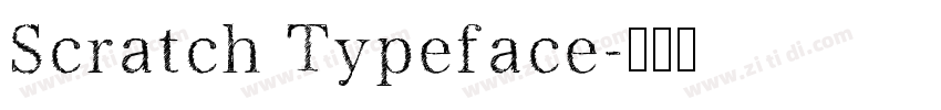 Scratch Typeface字体转换
